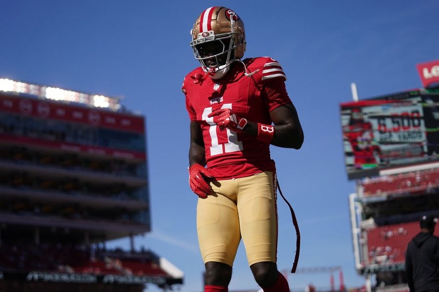 49ers 'in no rush' to remove WR Brandon Aiyuk from roster