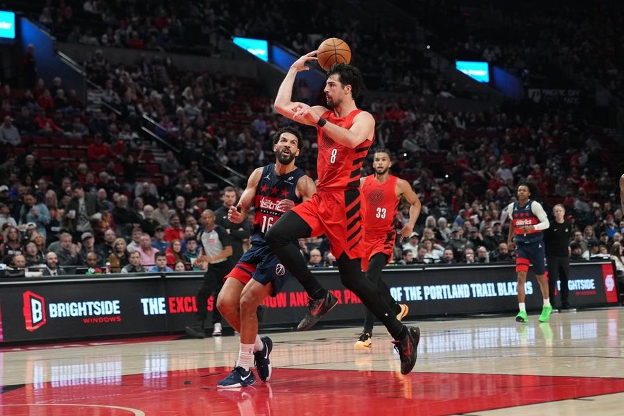 Trail Blazers overwhelm woeful Wizards