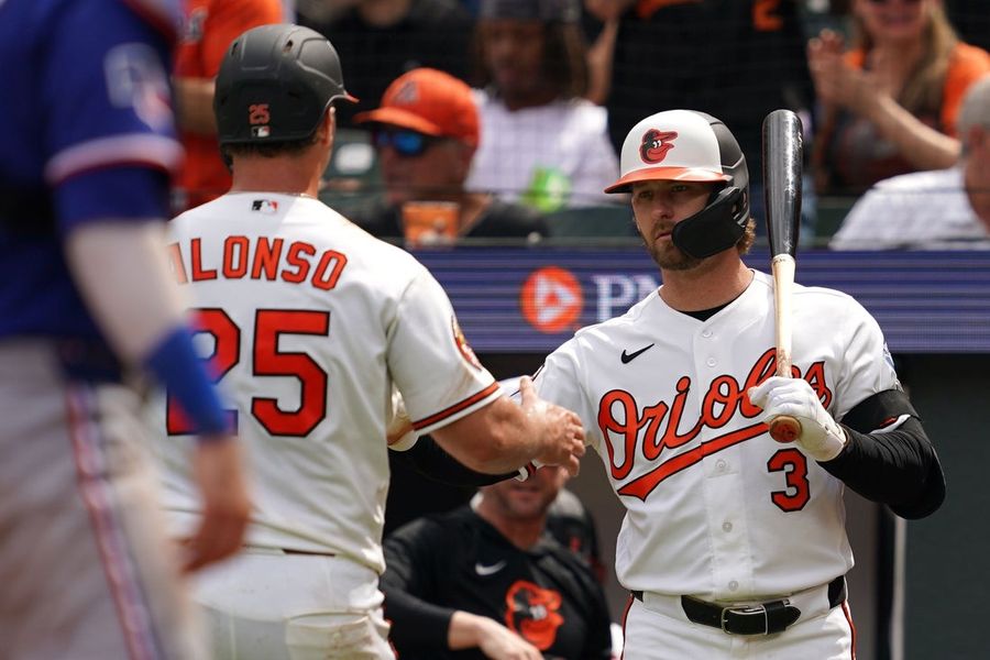 Orioles lean into offense, salvage final game of series vs. Rangers