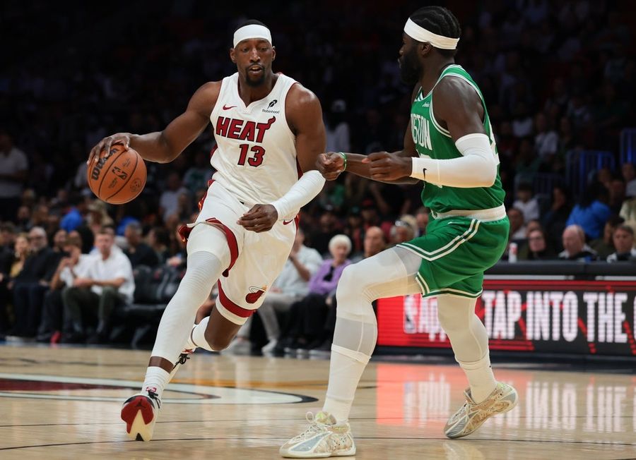 Celtics' stars shine in high-scoring win over fading Heat