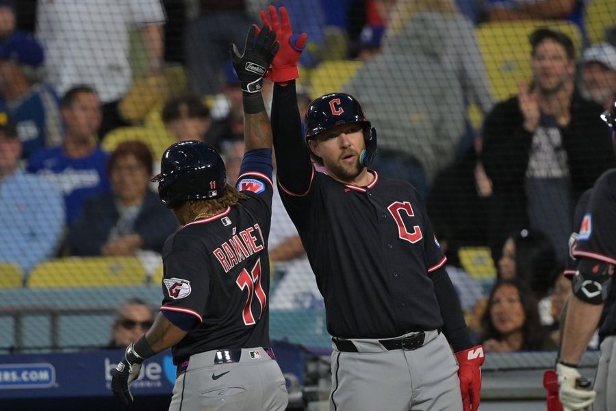 Gavin Williams strikes out 10 in Guardians' victory over Dodgers