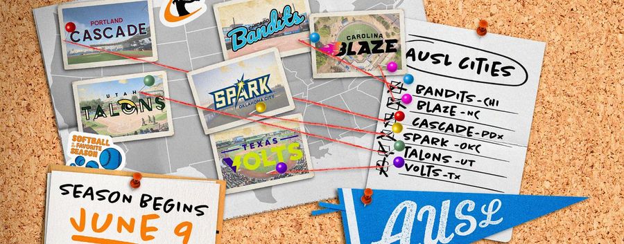 AUSL reveals six home cities for second season